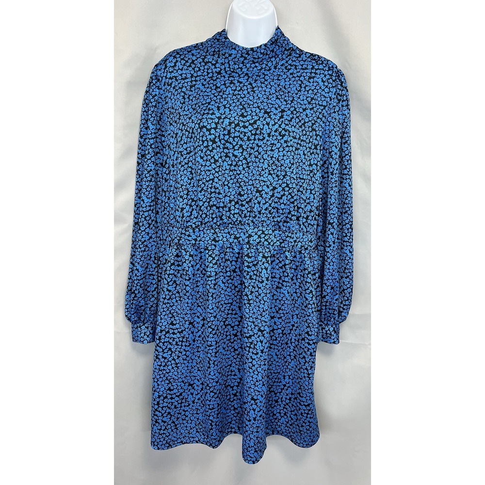 Who What‎ Wear Dress Sz Large Blue Black New Women's